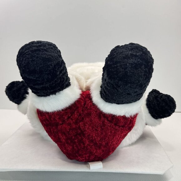 Vtg Main Joy Santa Claus Plush Stuffed Toy Red White Outfit Hat Pom 22" Soft - Picture 12 of 15